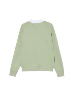 Fashion Cropp Jasnozielona bluza z kołnierzykiem zielony
