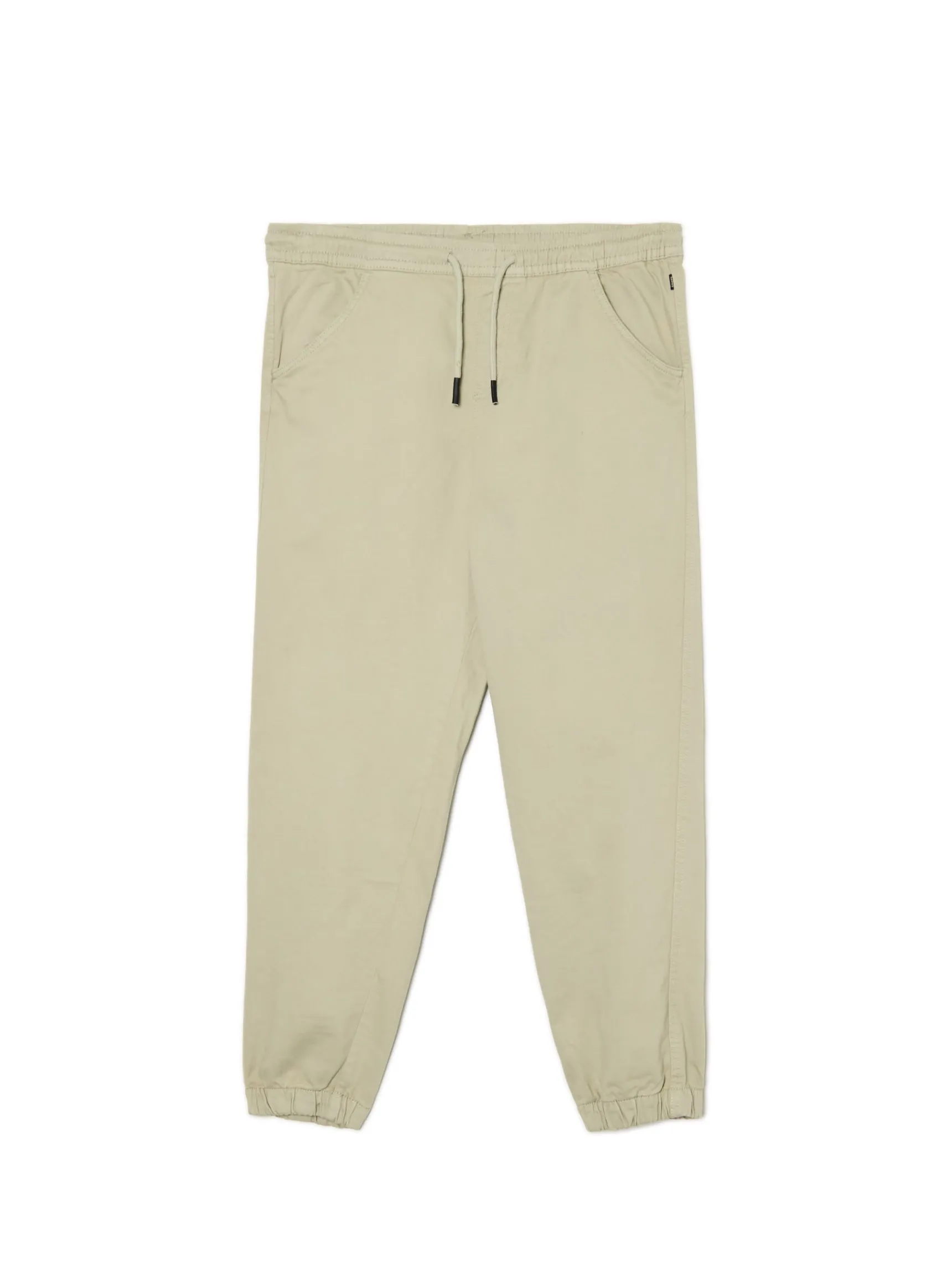 Sale Cropp Jasnozielone dresowe joggery loose zielony