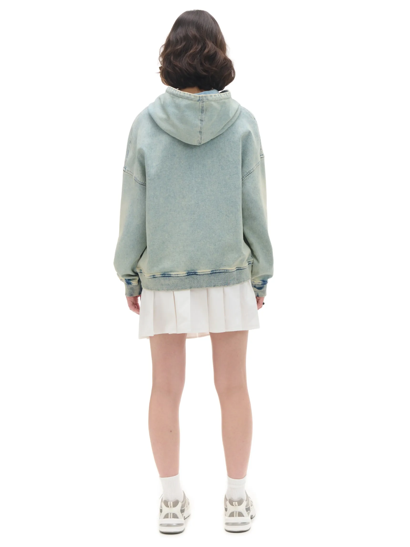 Discount Cropp Jeansowa bluza błękitny