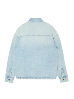 Fashion Cropp Jeansowa koszula retro niebieski