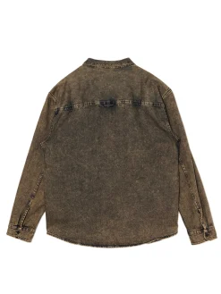 Online Cropp Jeansowa koszula vintage szary