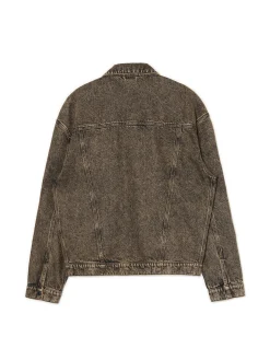 Online Cropp Jeansowa kurtka katanka oversize brązowy