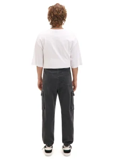 Discount Cropp Jeansowe joggery szary