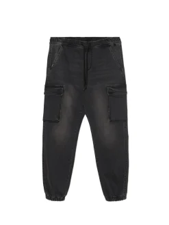 Discount Cropp Jeansowe joggery szary