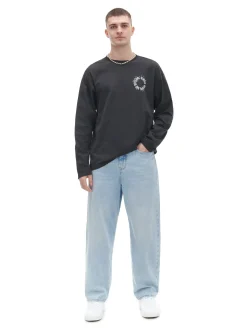 Outlet Cropp Jeansy baggy niebieski