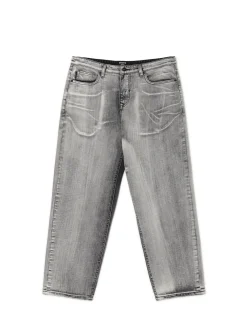 Hot Cropp Jeansy baggy szary