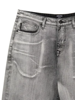 Hot Cropp Jeansy baggy szary