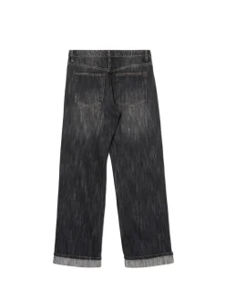Online Cropp Jeansy baggy w stylu vintage szary