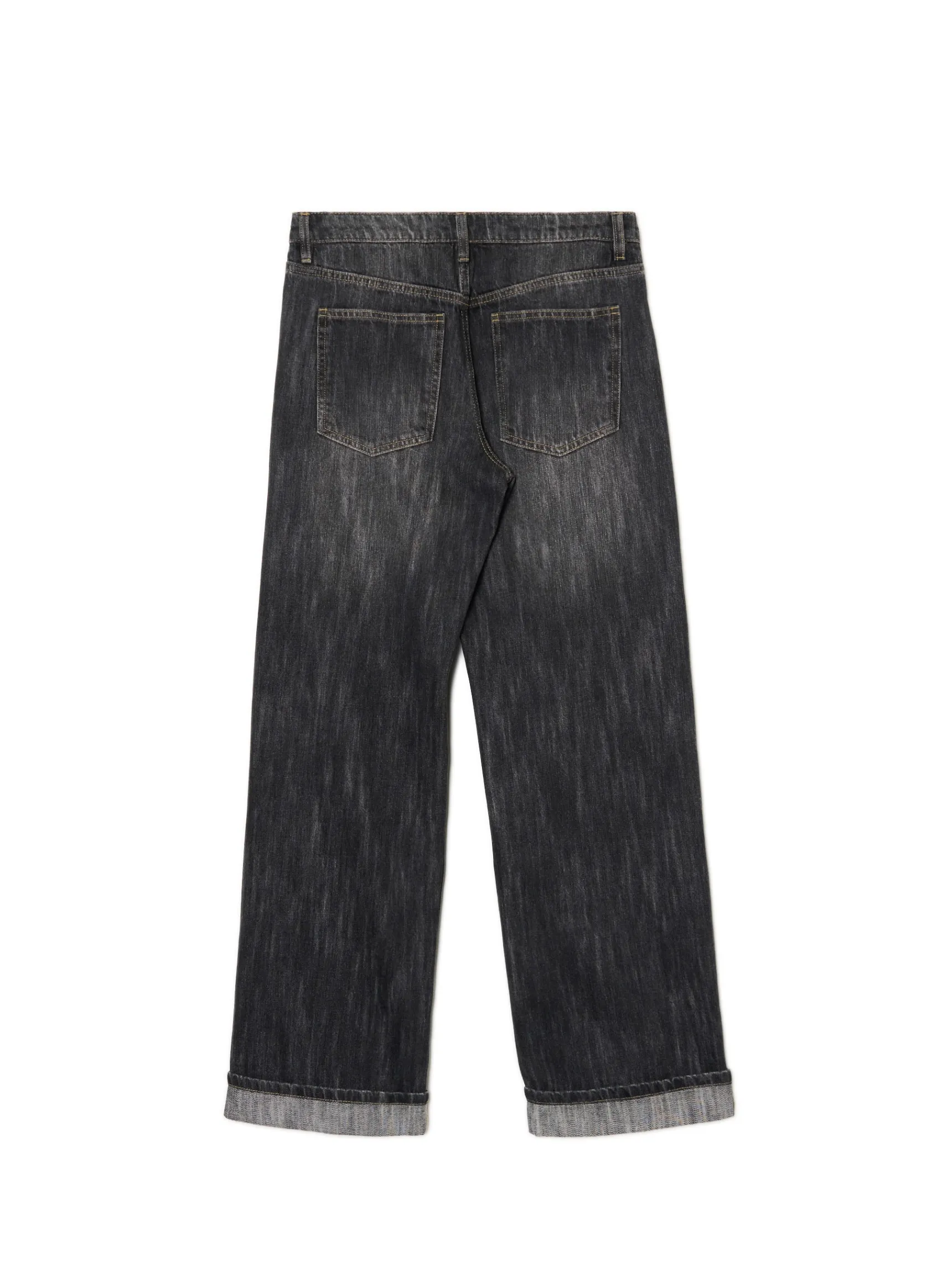 Online Cropp Jeansy baggy w stylu vintage szary