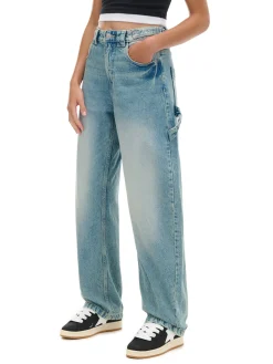 Online Cropp Jeansy skater niebieski