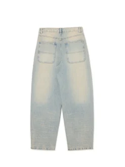 Sale Cropp Jeansy skater w stylu vintage niebieski