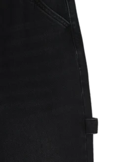 Sale Cropp Jeansy straight w stylu retro czarny