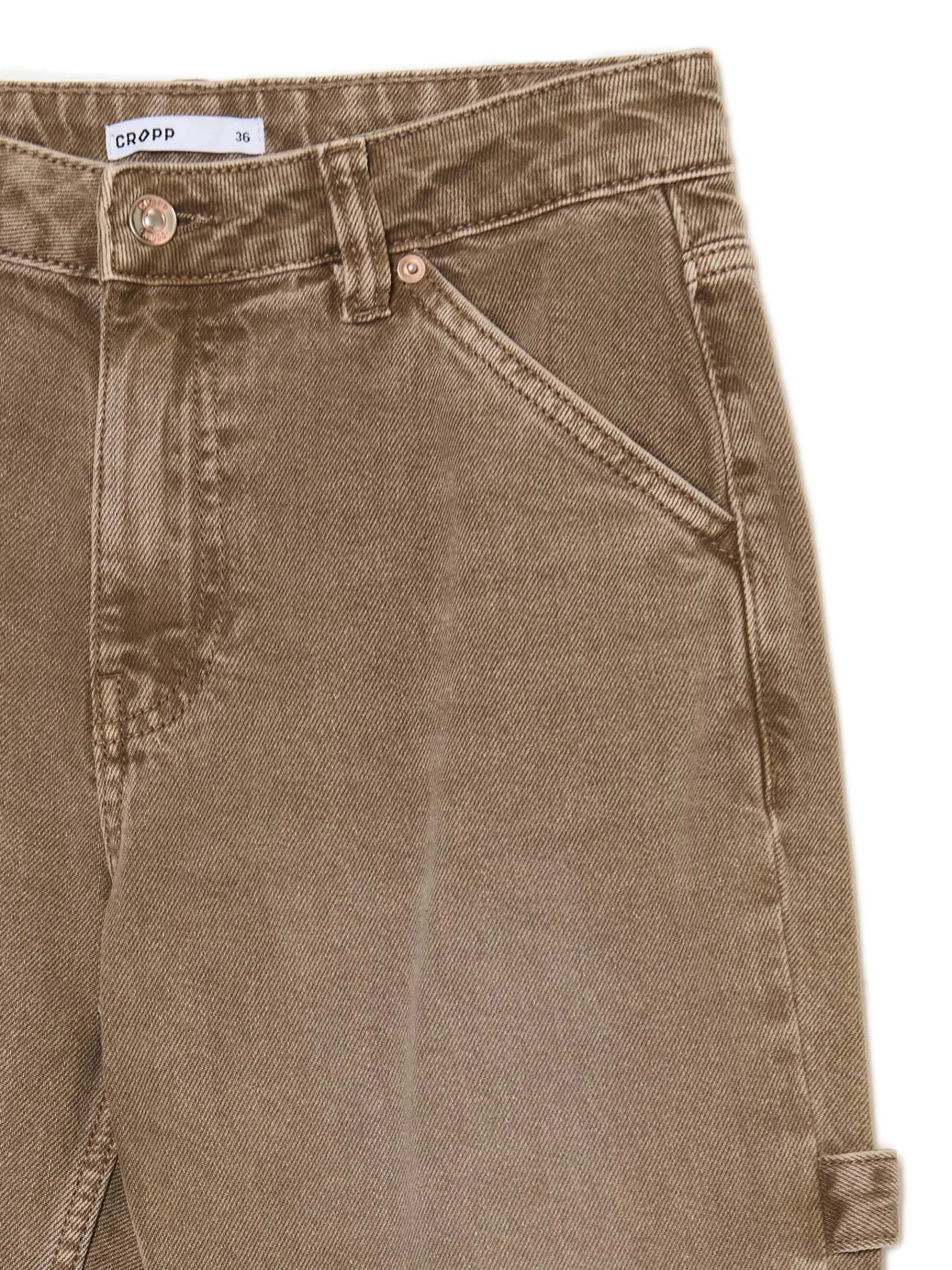 Hot Cropp Jeansy straight w stylu retro wielobarwny