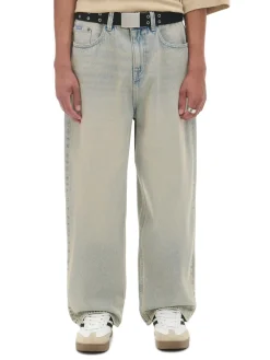 Fashion Cropp Jeansy super baggy retro niebieski