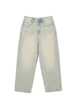 Fashion Cropp Jeansy super baggy retro niebieski