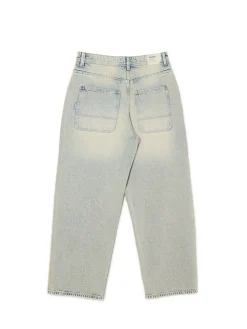Fashion Cropp Jeansy super baggy retro niebieski