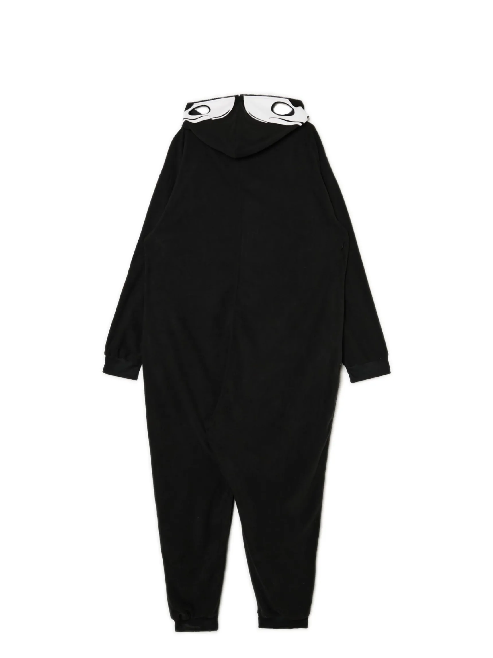 Online Cropp Jednoczęściowa piżama onesie z kościotrupem czarny