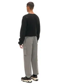 Sale Cropp Joggery loose z kieszeniami cargo szary