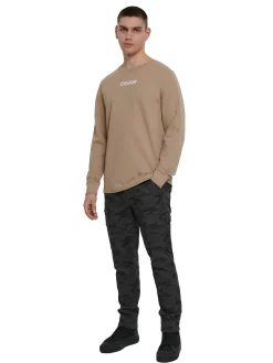 Online Cropp Joggery z kieszeniami cargo szary