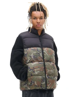 Best Cropp Kamizelka z militarnym wzorem zielony