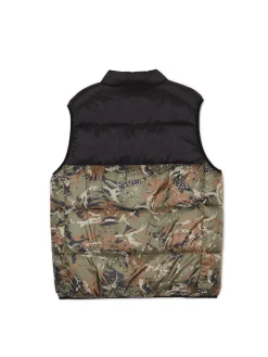 Best Cropp Kamizelka z militarnym wzorem zielony