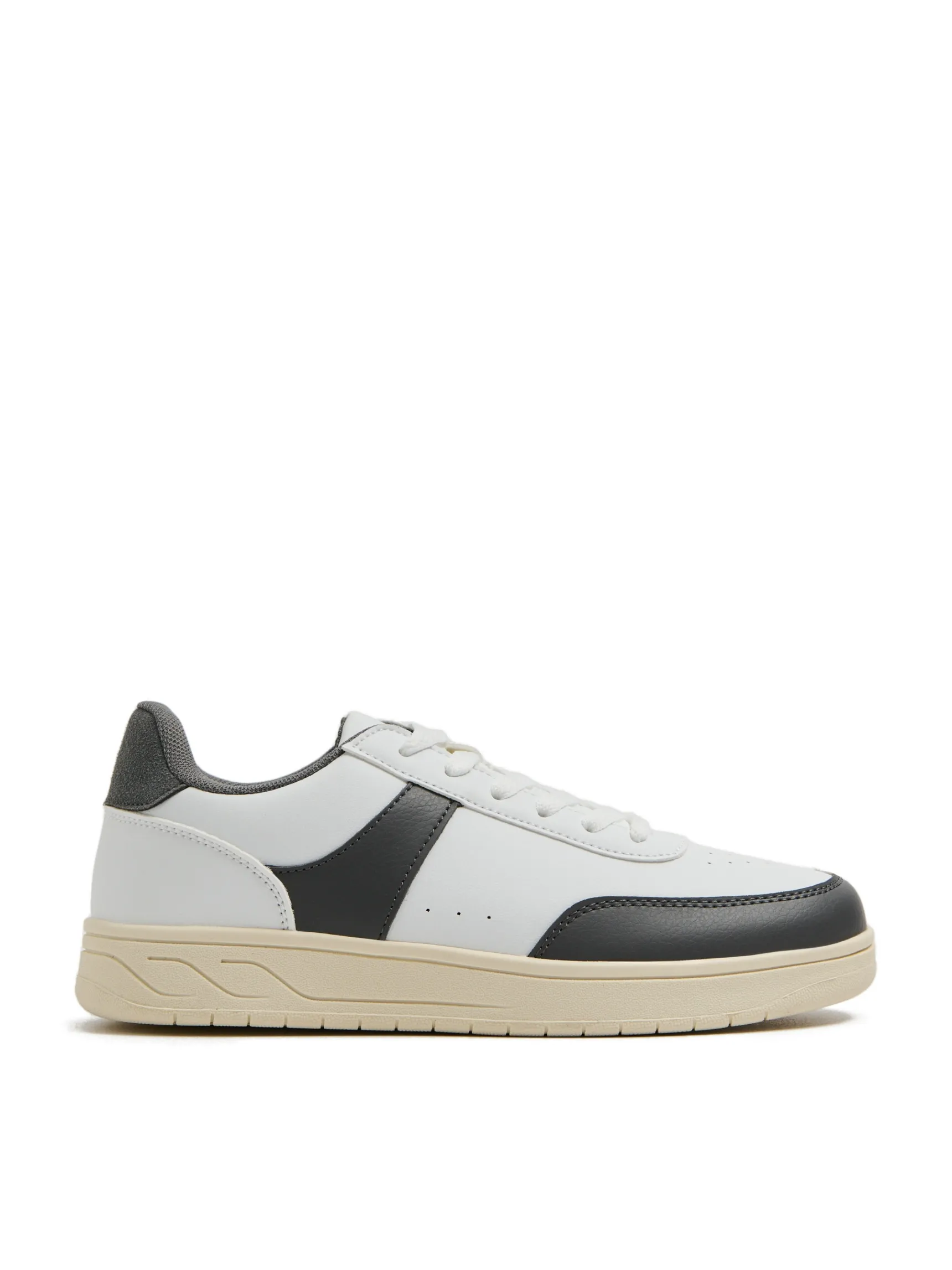 Discount Cropp Kontrastowe sportowe sneakersy szary