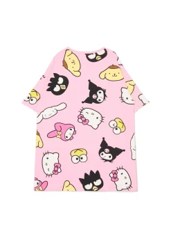Outlet Cropp Koszula nocna Hello Kitty & Friends różowy