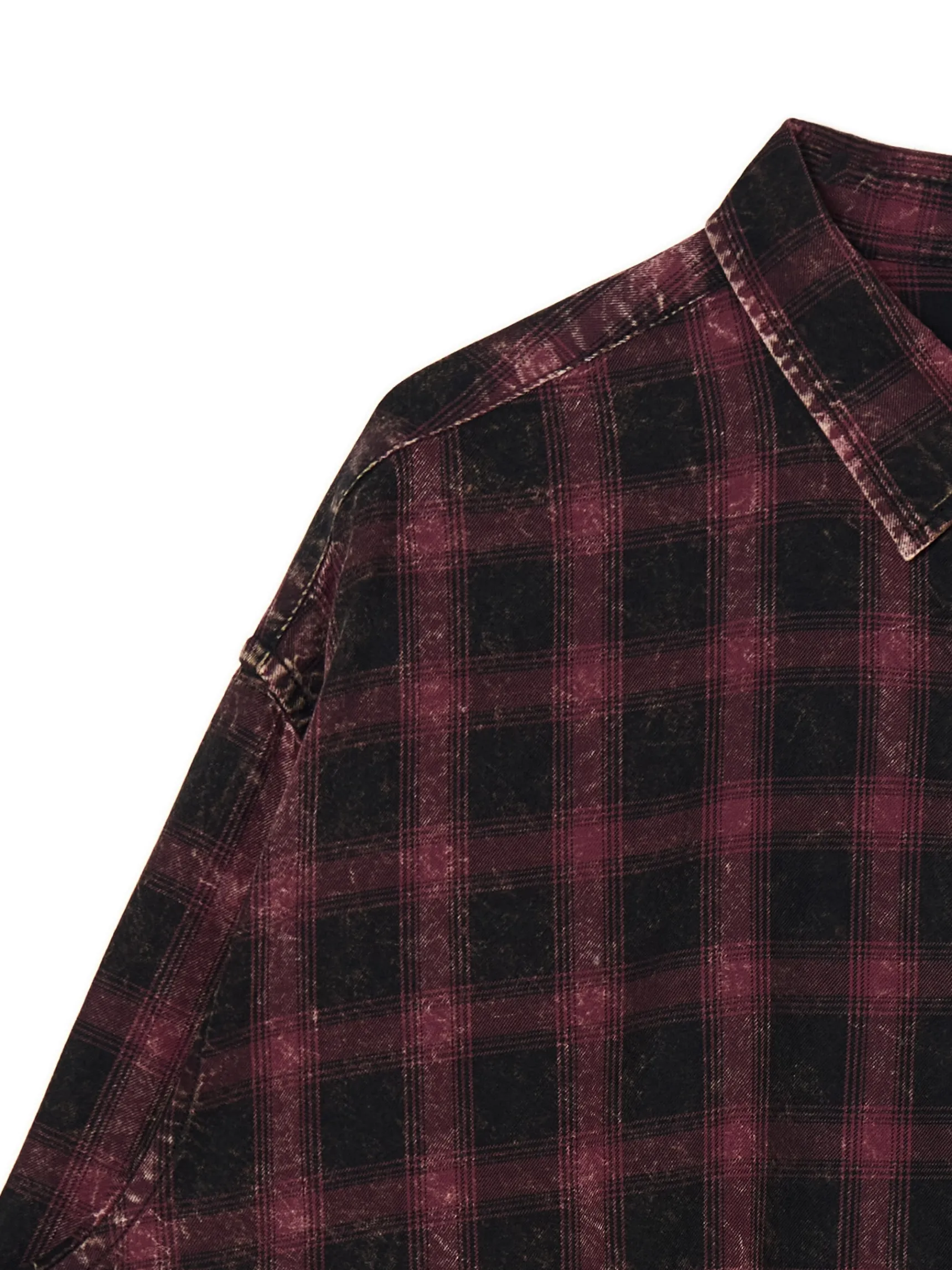 New Cropp Koszula oversize w kratę czarny