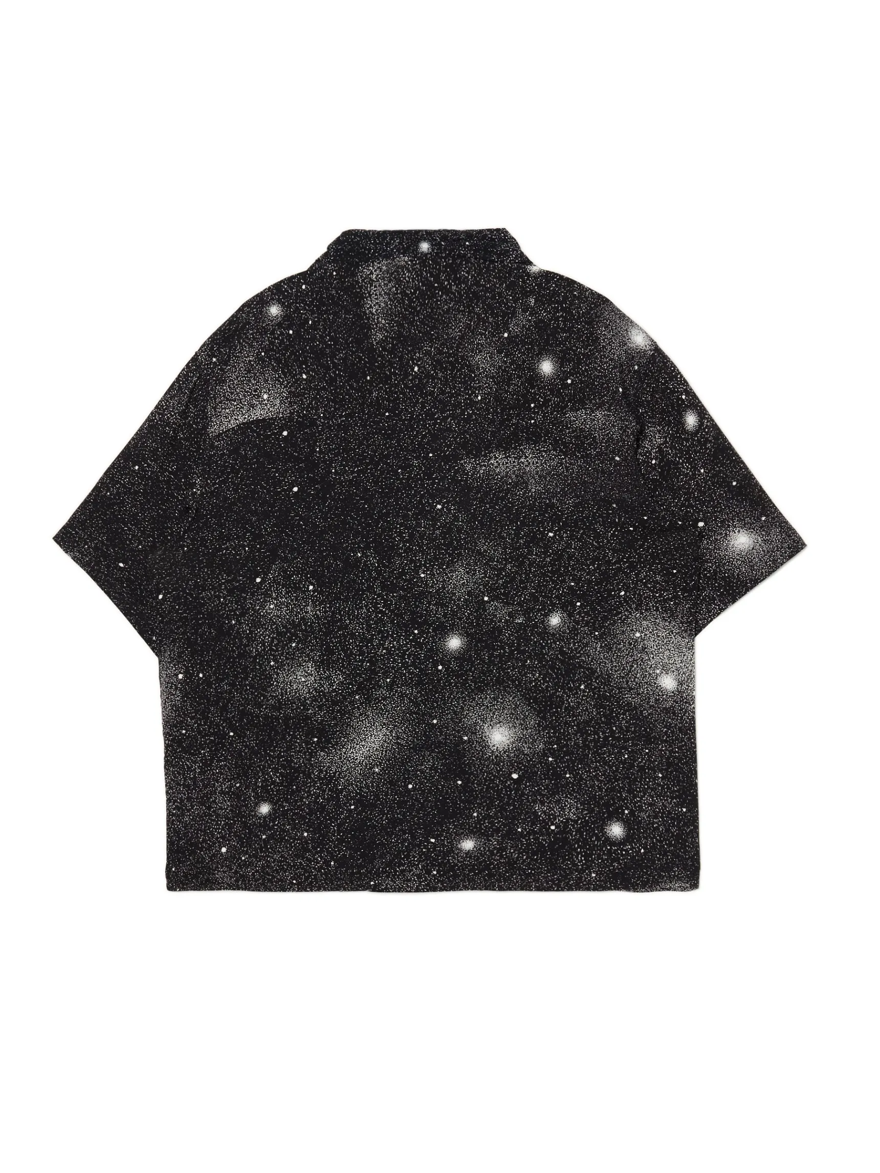 Clearance Cropp Koszula oversize z artystycznym nadrukiem wielobarwny