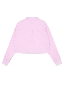 Fashion Cropp Koszula w różowe paski różowy