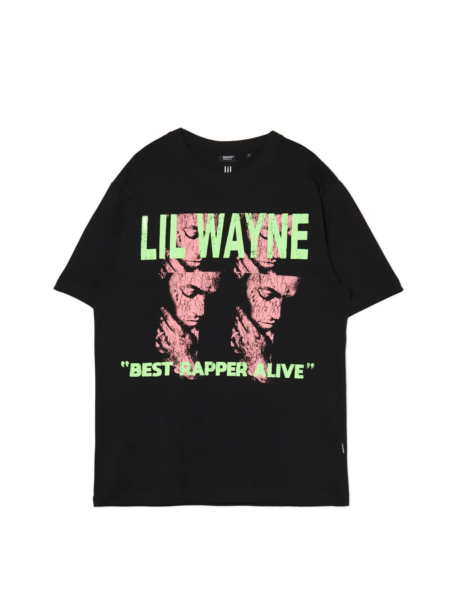 Best Cropp Koszulka Lil Wayne czarny