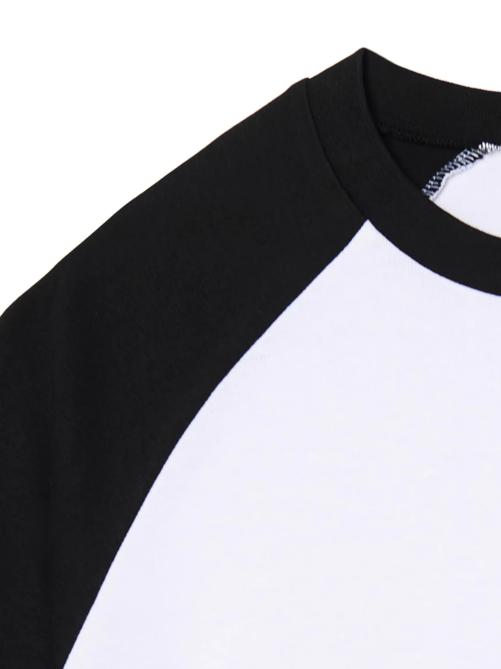 Best Cropp Koszulka longsleeve z czarnymi rękawami biały