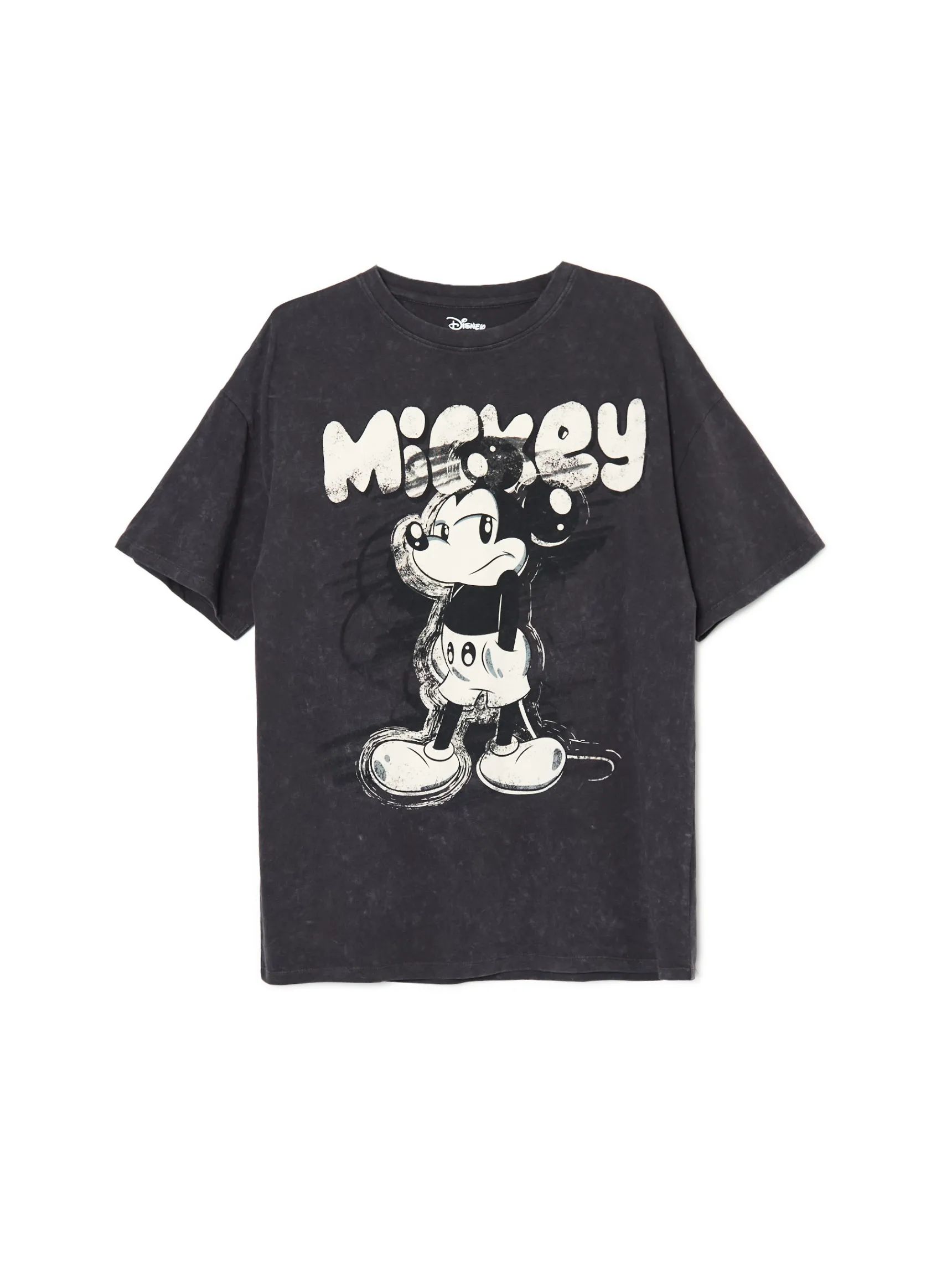 Discount Cropp Koszulka Mickey Mouse UNISEX szary
