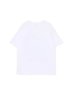 Clearance Cropp Koszulka z kontrastowym nadrukiem UNISEX biały