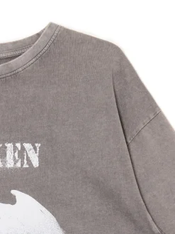 Discount Cropp Koszulka z motywem anioła UNISEX jasnyszary