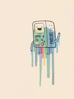 Best Cropp Koszulka z nadrukiem Adventure Time beżowy