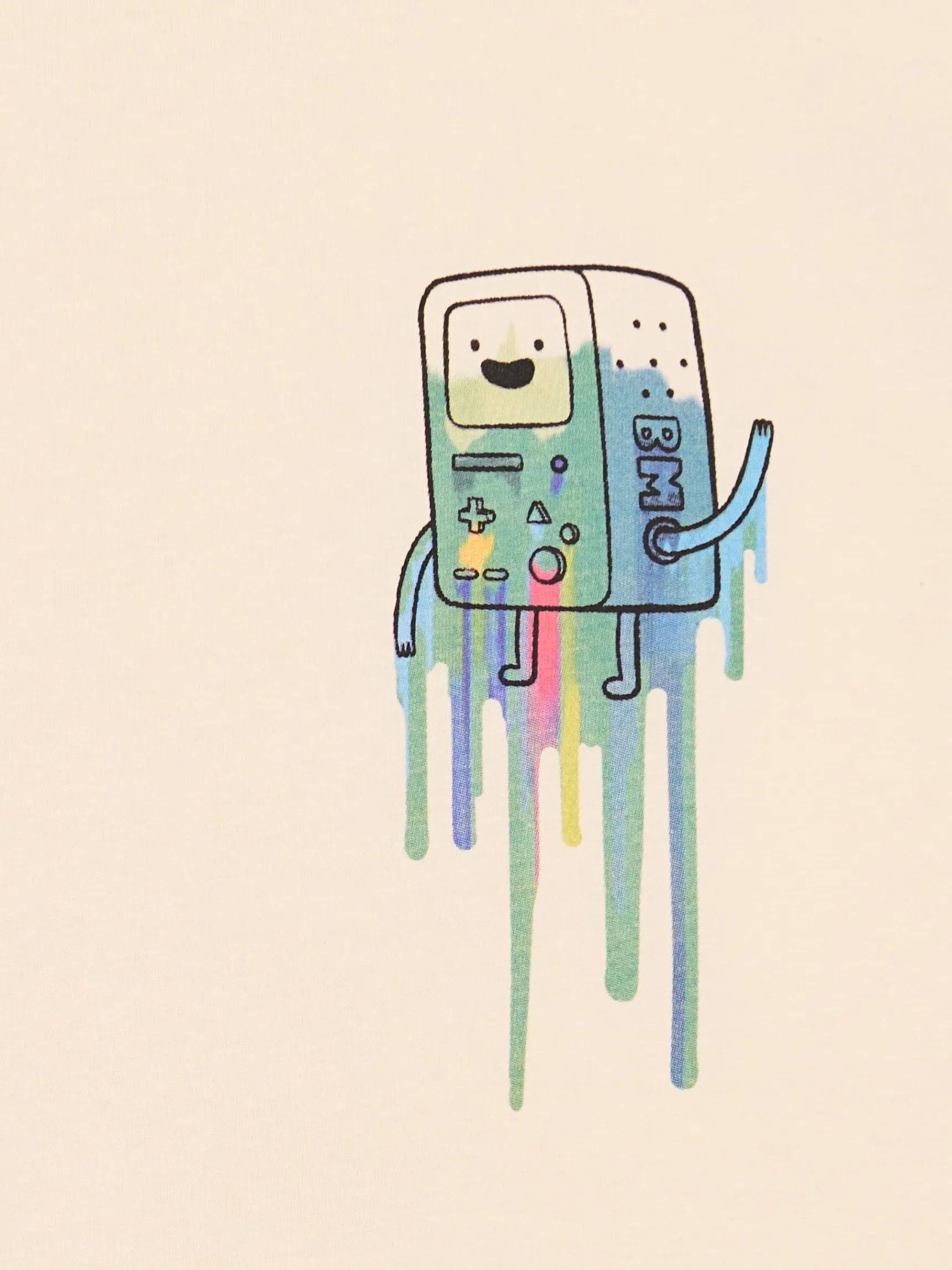 Best Cropp Koszulka z nadrukiem Adventure Time beżowy