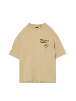 Clearance Cropp Koszulka z nadrukiem Arcane beżowy