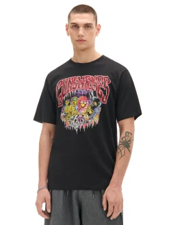 Hot Cropp Koszulka z nadrukiem Guns N' Roses czarny