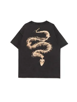 Fashion Cropp Koszulka z nadrukiem po obu stronach UNISEX brązowy