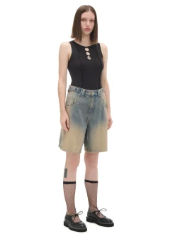 Clearance Cropp Koszulka z wycięciem z przodu czarny
