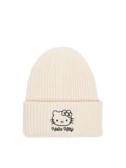 Clearance Cropp Kremowa czapka beanie Hello Kitty kremowy