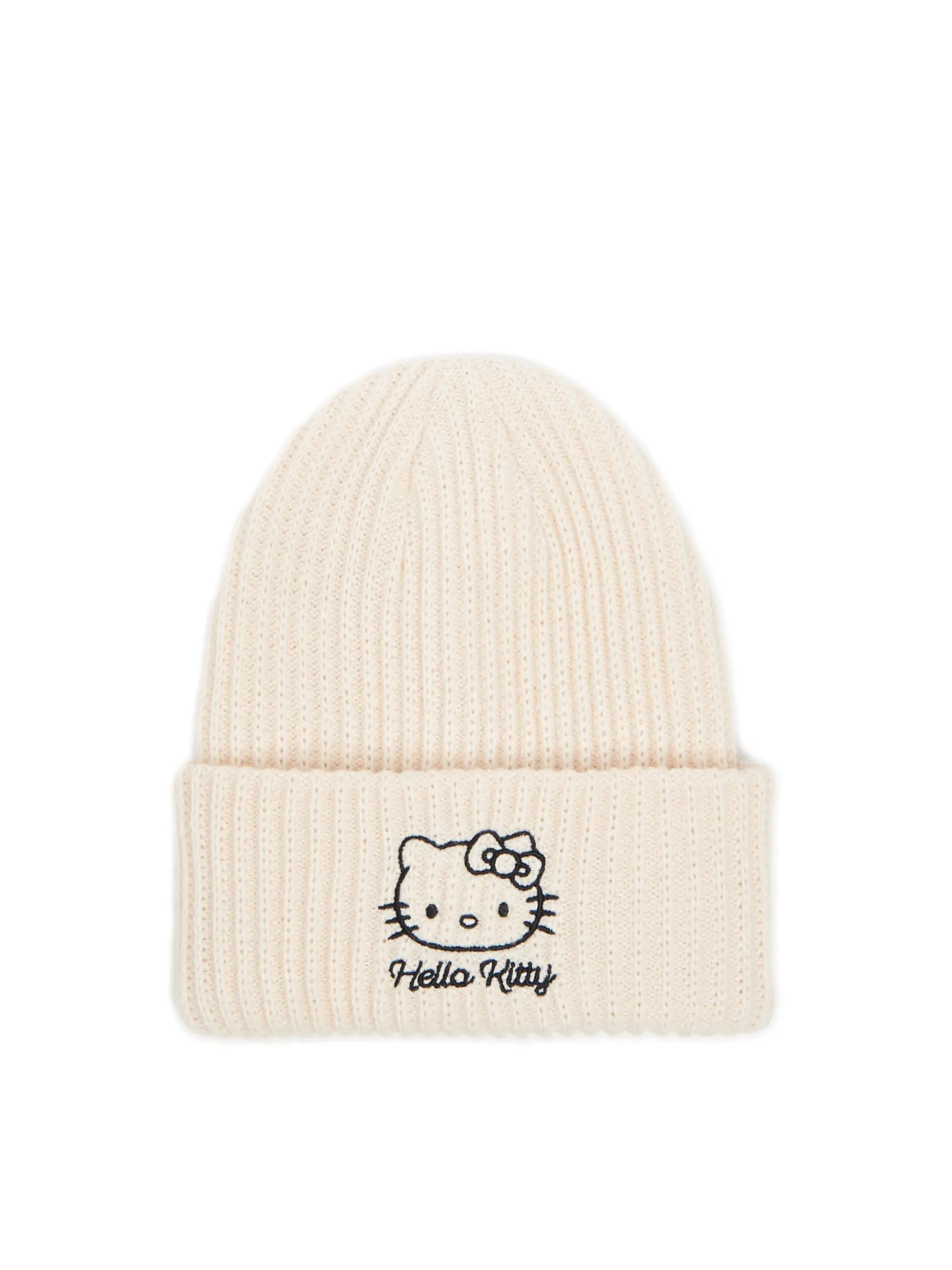 Clearance Cropp Kremowa czapka beanie Hello Kitty kremowy