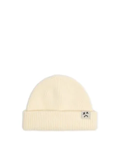 Discount Cropp Kremowa czapka dockerka kremowy