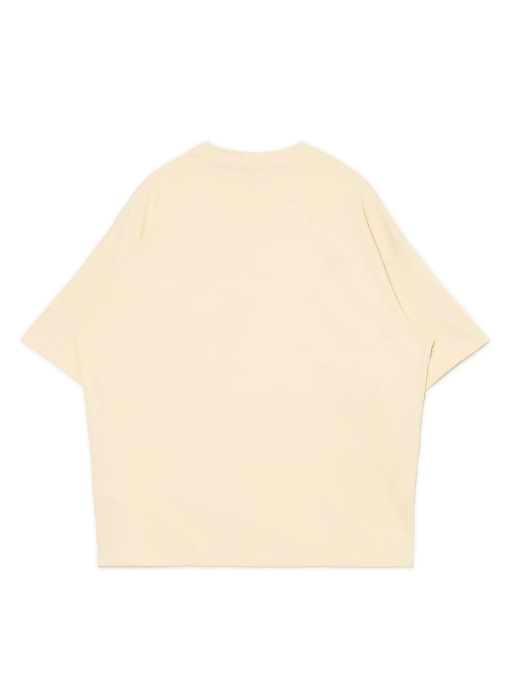 Outlet Cropp Kremowa koszulka basic kremowy