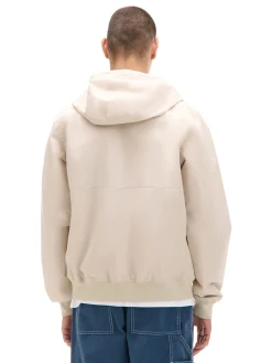Fashion Cropp Kremowa kurtka z kapturem kremowy