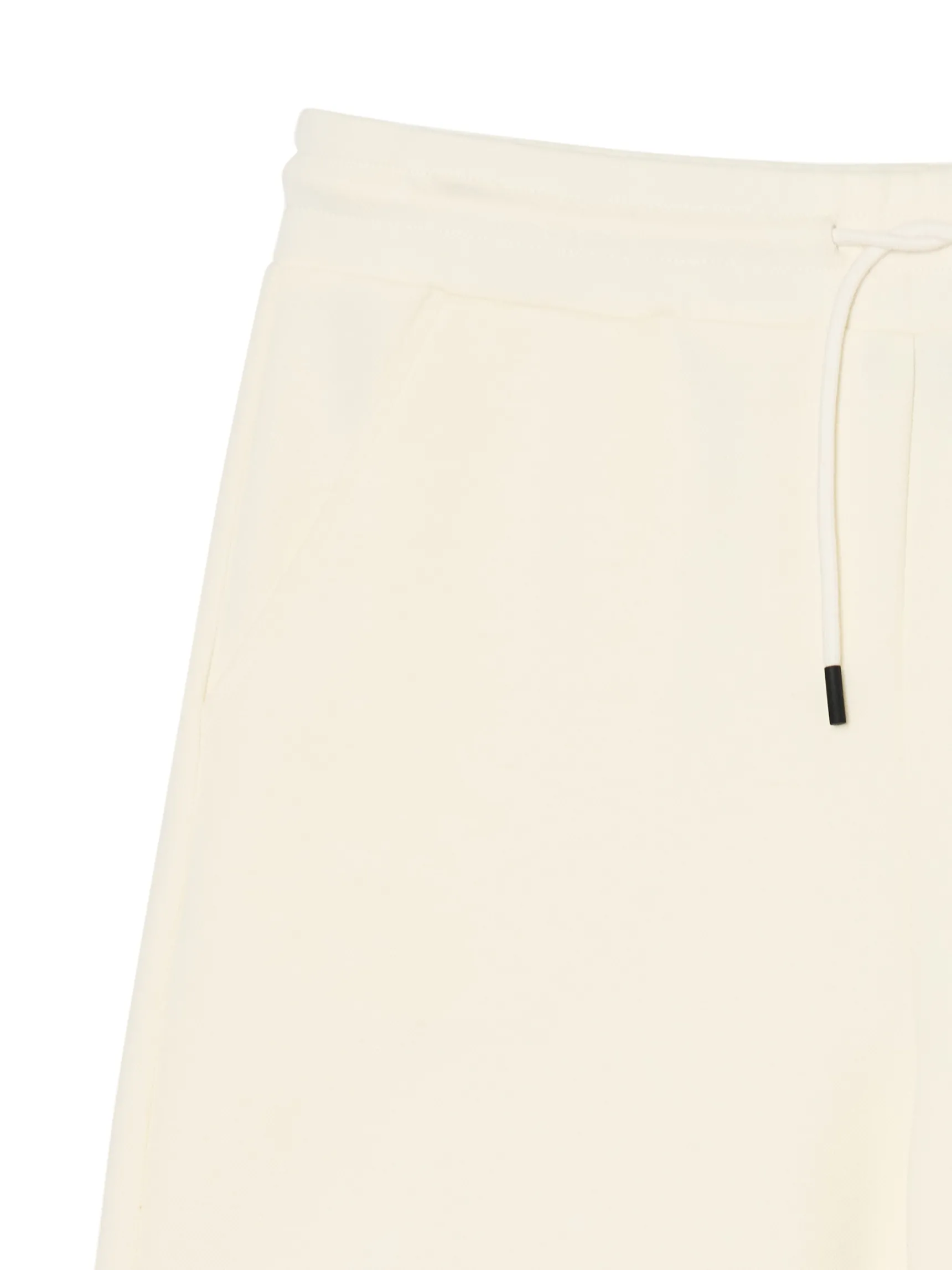 Outlet Cropp Kremowe dresowe spodenki kremowy
