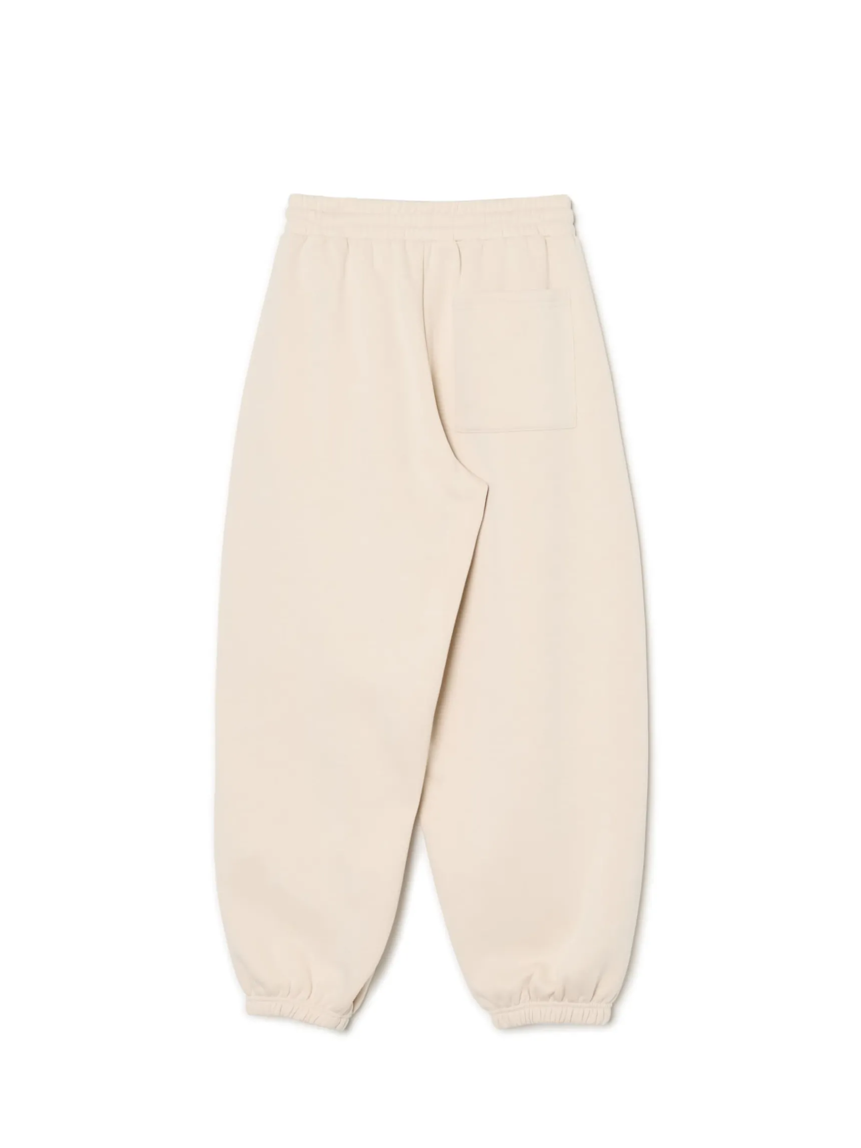 Hot Cropp Kremowe joggery z wysokim stanem kremowy