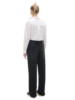 Discount Cropp Krótka biała koszula biały