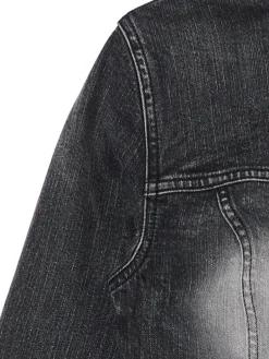 Discount Cropp Krótka jeansowa kurtka czarny